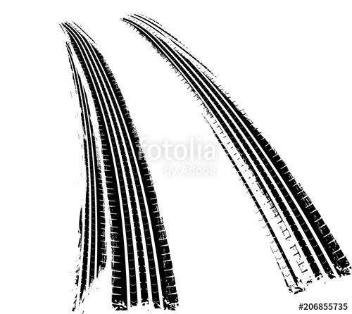 500x446 tire tracks background stock image and royalty free vector - Tire Tracks Drawing