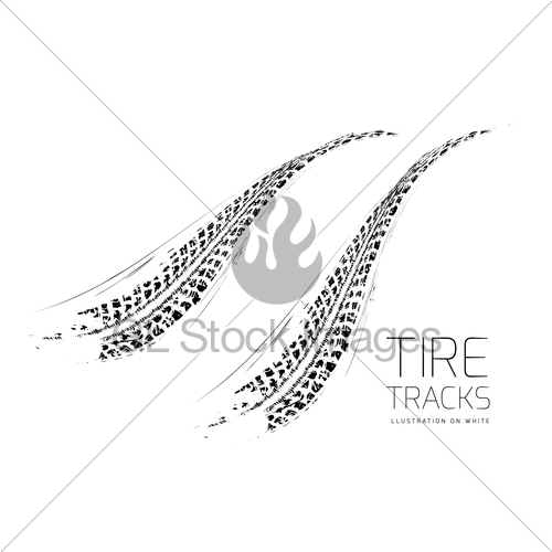 500x500 tire tracks background gl stock images - Tire Tracks Drawing