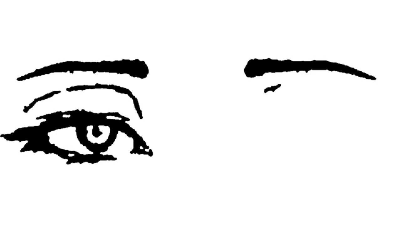 1280x720 how to draw lazy, tired eyes - Tired Eyes Drawing