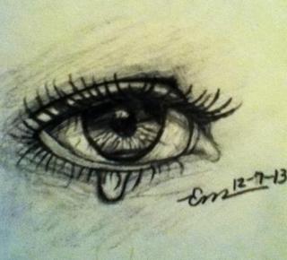 320x290 took me forever to draw!!!!!! sorry if you're getting tired - Tired Eyes Drawing