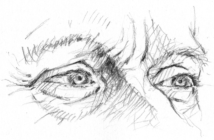 Tired Eyes Drawing at PaintingValley.com | Explore collection of Tired
