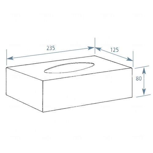 500x500 dolphin facial tissue box holder surface mounted - Tissue Box Drawing