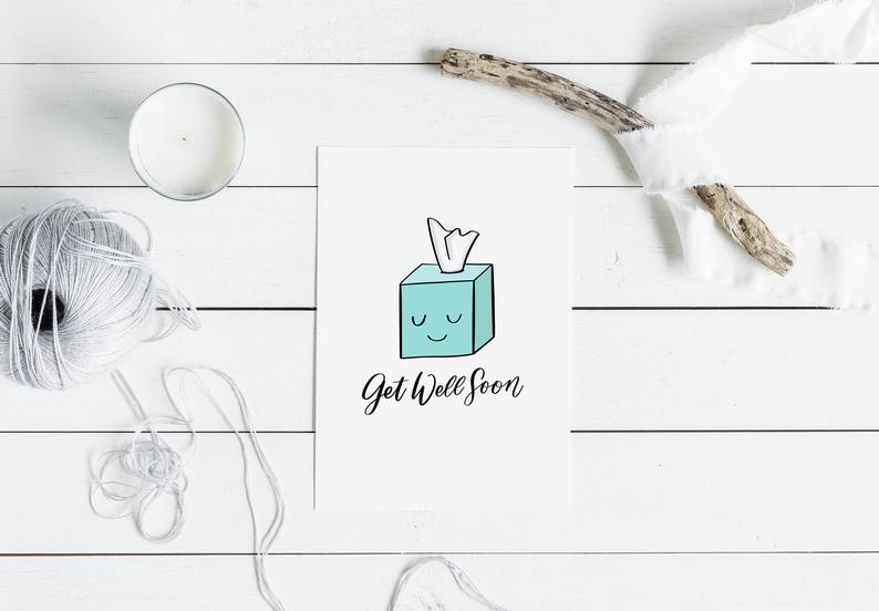 794x552 get well soon card tissue box card get well cards cute etsy - Tissue Box Drawing