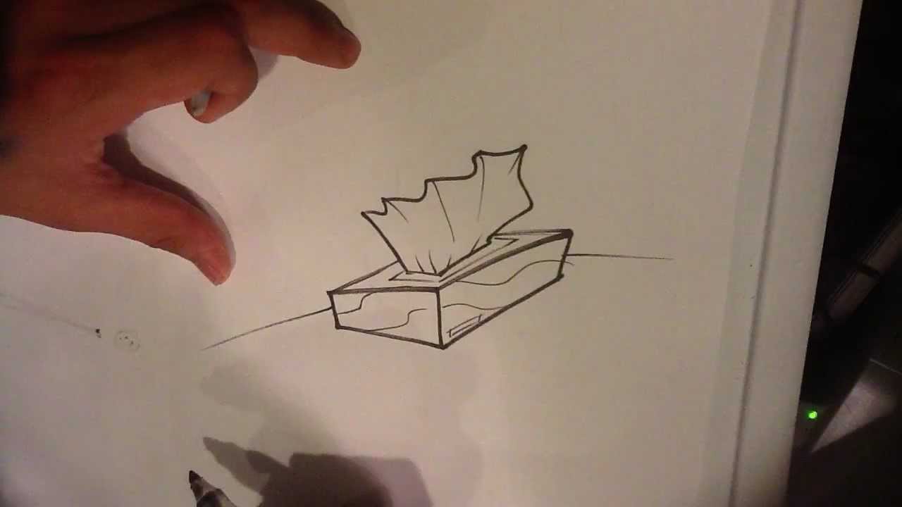 1280x720 how to draw a tissue box - Tissue Box Drawing