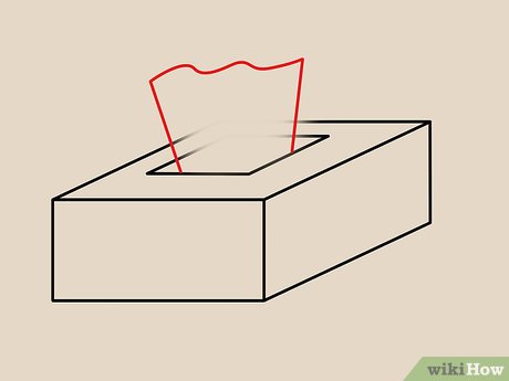 460x345 how to draw a tissue box steps - Tissue Box Drawing