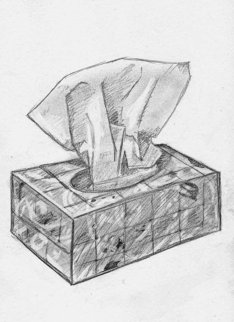 762x1048 le tissue box - Tissue Box Drawing