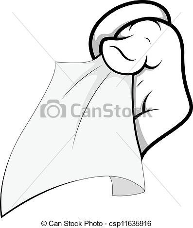 397x470 Creative Abstract Design Art Of Cartoon Hand Pass The Tissue - Tissue Drawing