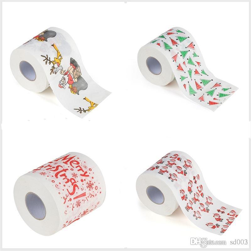800x800 Funny Toilet Paper Merry Christmas Photo Printing - Tissue Paper Drawing