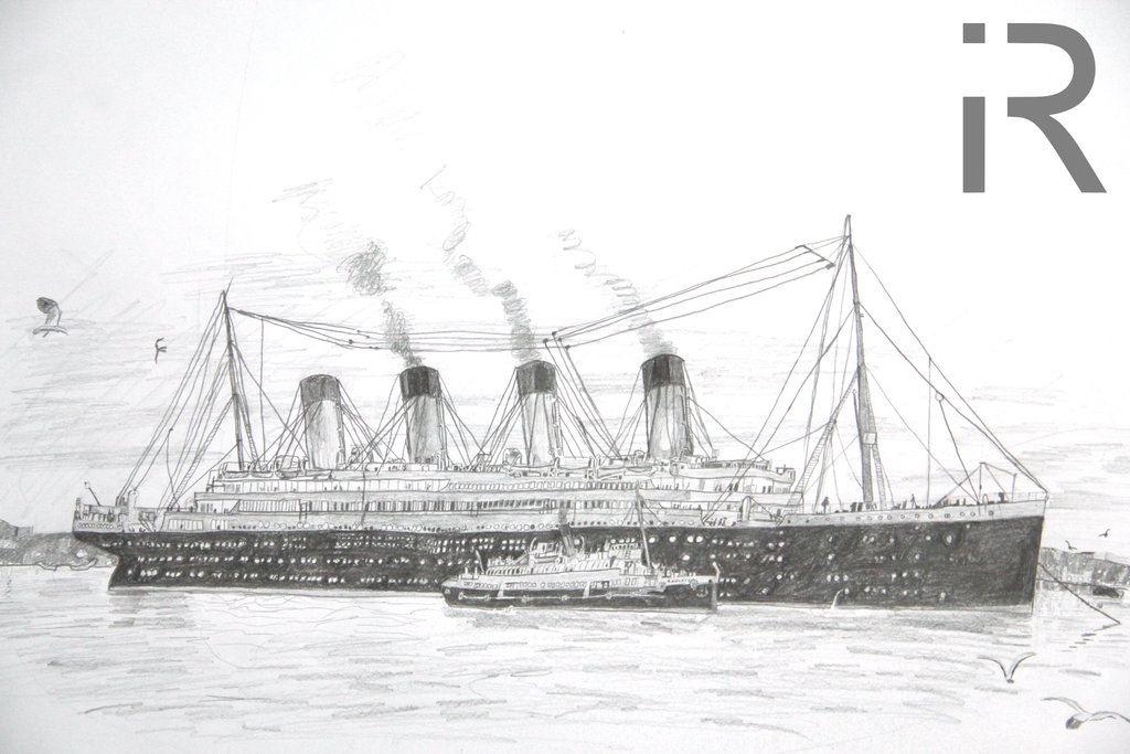 1024x683 titanic drawing amazing drawing skill - Titanic Drawing