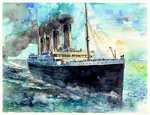 300x230 Titanic Original Artwork Fine Art America - Titanic Original Drawing