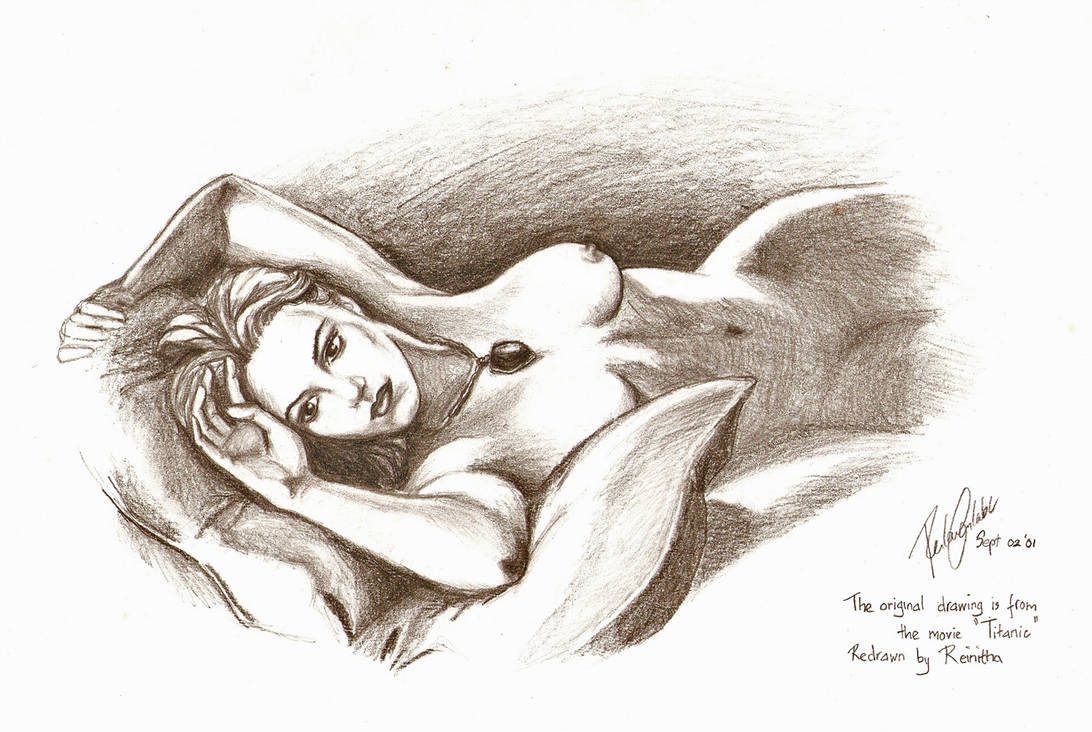 The Drawing From Titanic - Titanic Original Drawing. 