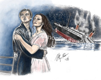340x270 Rose Titanic Drawing Etsy - Titanic Rose Drawing