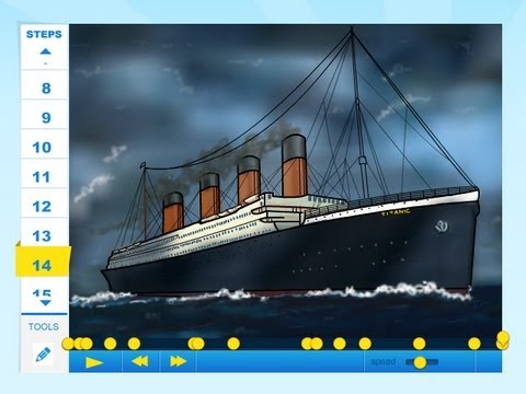 480x360 How To Draw A Ship From The Movie Titanic - Titanic Ship Drawing