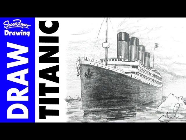 Titanic Ship Drawing at PaintingValley.com | Explore collection of ...