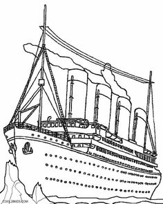 236x295 how to draw the titanic, titanic step art - Titanic Ship Drawing