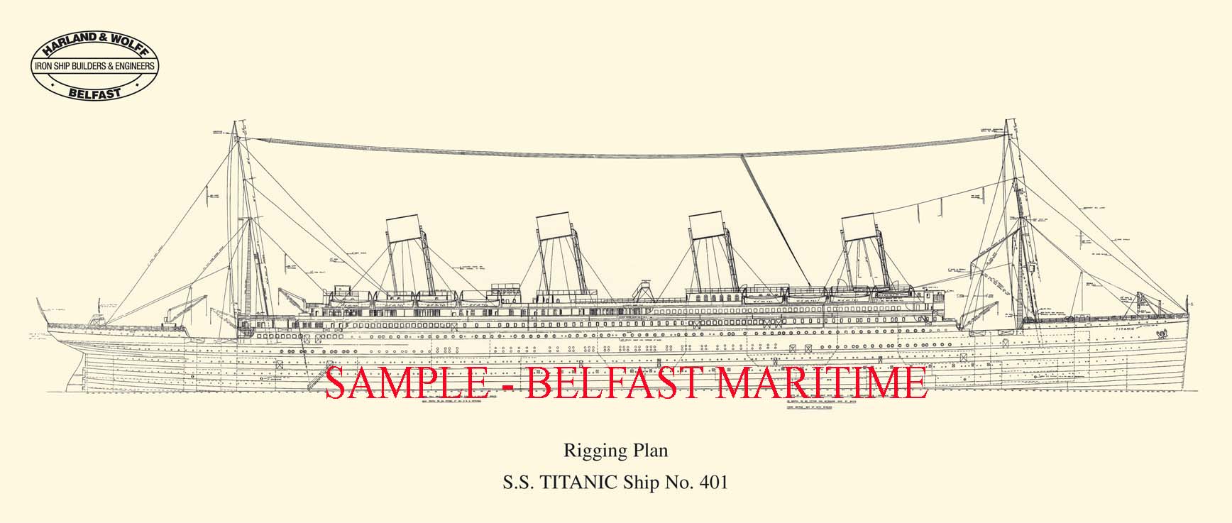 Титаник Белфаст план