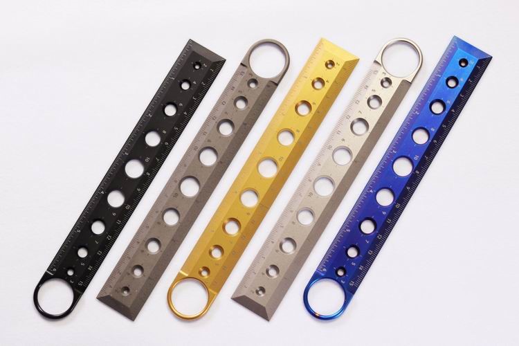 750x500 titanium defense ruler drawing ruler rotary ruler measuring - Titanium Drawing