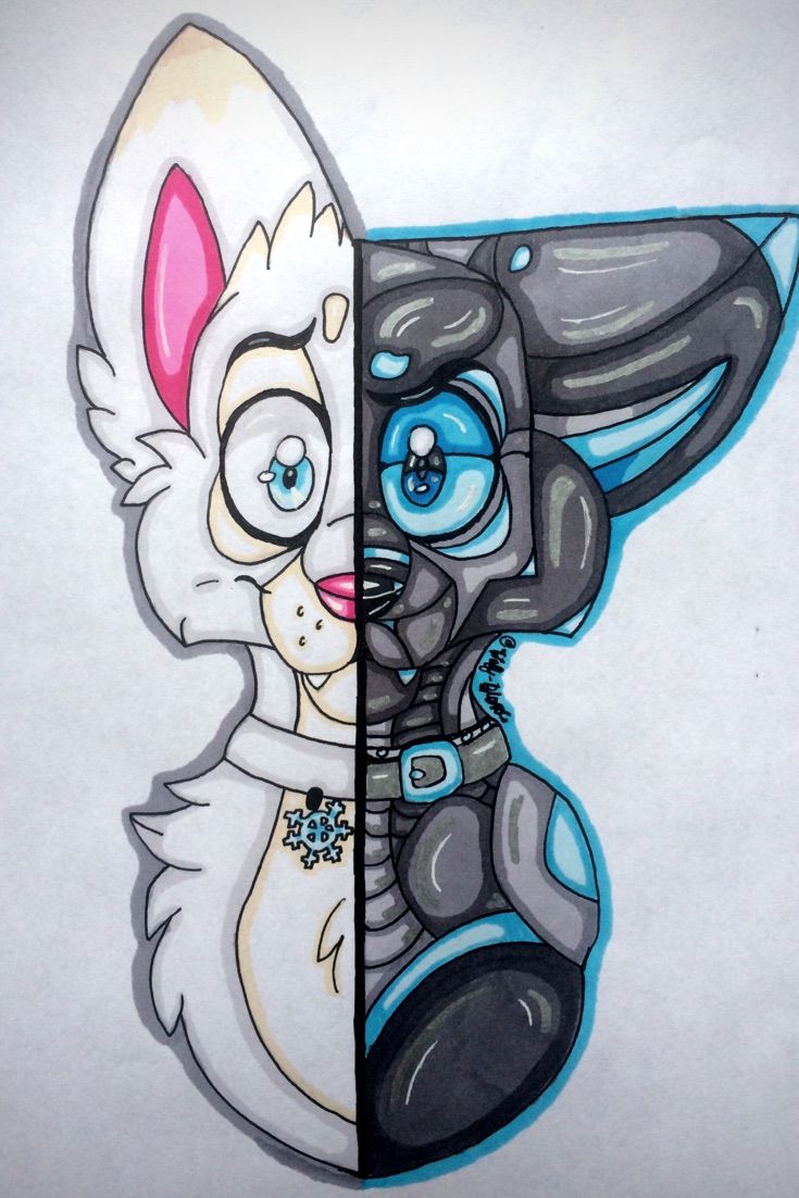 735x1102 zane half titanium half human or i guess cat idk why but i've - Titanium Drawing