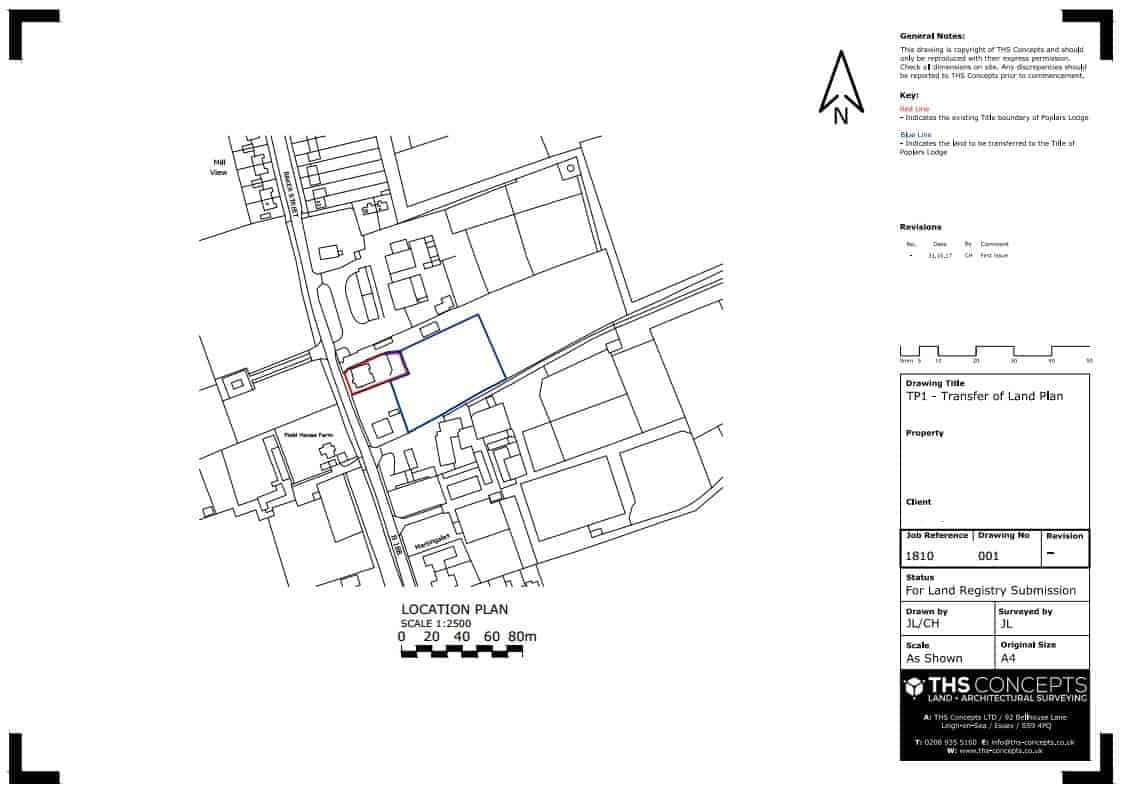 1123x793 title plan drawings surveys land registry compliant ths concepts - Title Drawing