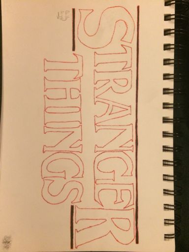 384x512 title drawing stranger things amino - Title Drawing