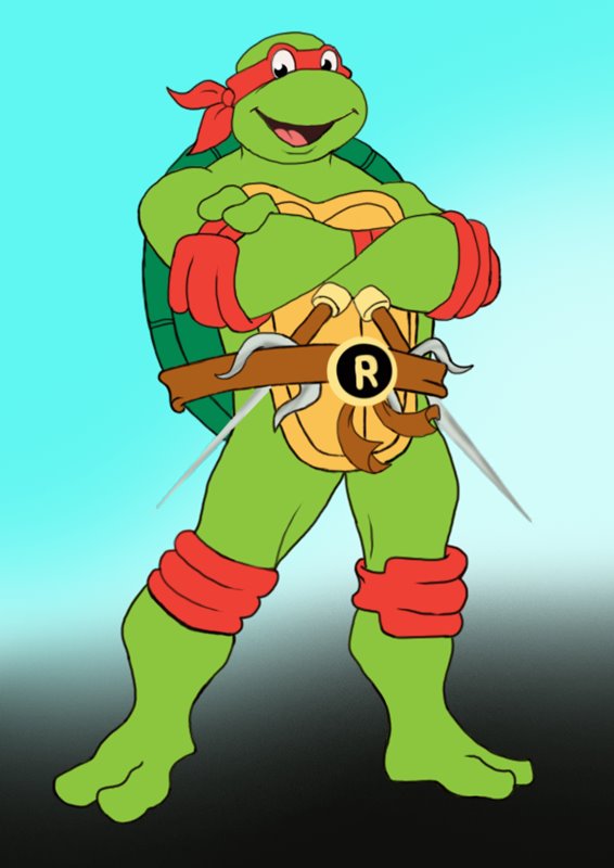 566x800 learn how to draw raphael from teenage mutant ninja turtles - Tmnt Drawings
