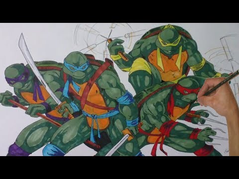 480x360 speed drawing teenage mutant ninja turtels - Tmnt Drawings