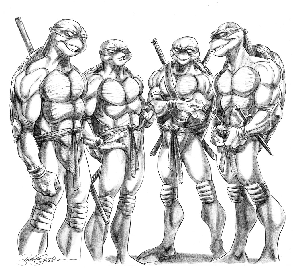 1023x938 steven e gordon's blog teenage mutant ninja what - Tmnt Drawings