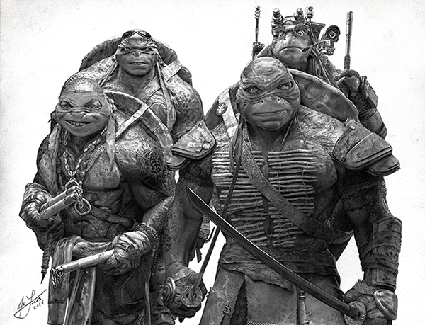 600x459 teenage mutant ninja turtles p drawing - Tmnt Drawings