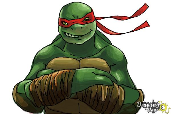 600x400 how to draw raphael from teenage mutant ninja turtles tmnt - Tmnt Drawings