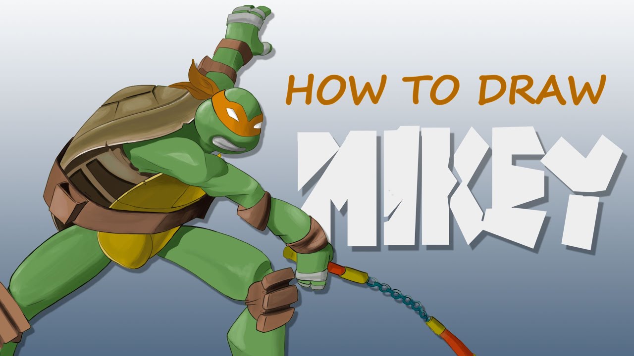 1280x720 how to draw michelangelo from teenage mutant ninja turtles - Tmnt Michelangelo Drawing