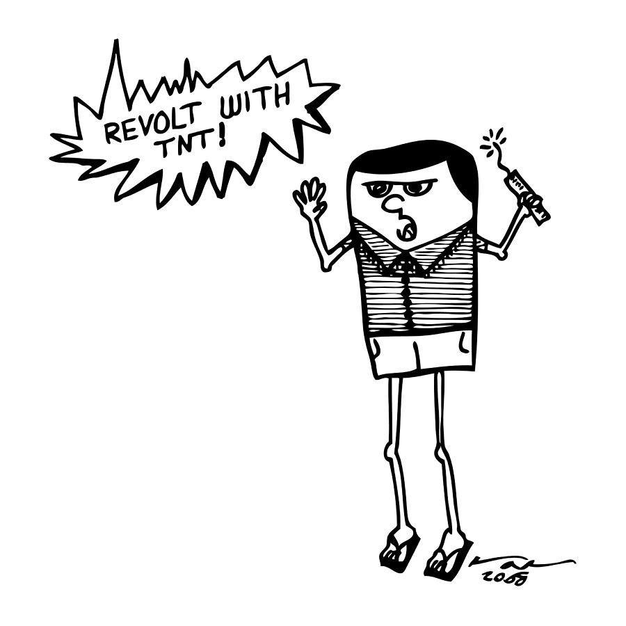 900x900 Revolt With Tnt Drawing - Tnt Drawing