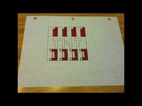 480x360 Minecraft Tnt Block Time Lapse Drawing - Tnt Drawing