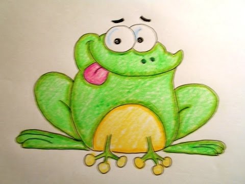 480x360 how to draw a cartoon toad - Toad Drawing