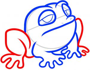 302x234 how to draw how to draw a toad for kids - Toad Drawing