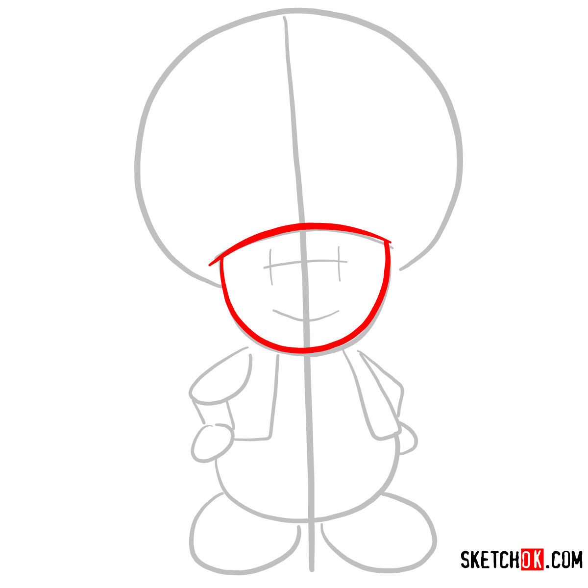 1200x1200 how to draw toad super mario - Toad Mario Drawing