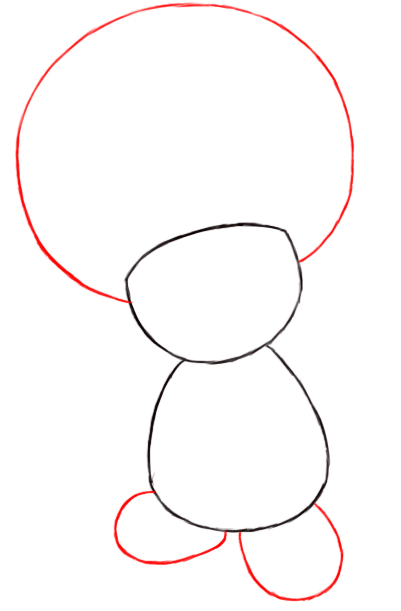 401x611 how to draw toad - Toad Mario Drawing