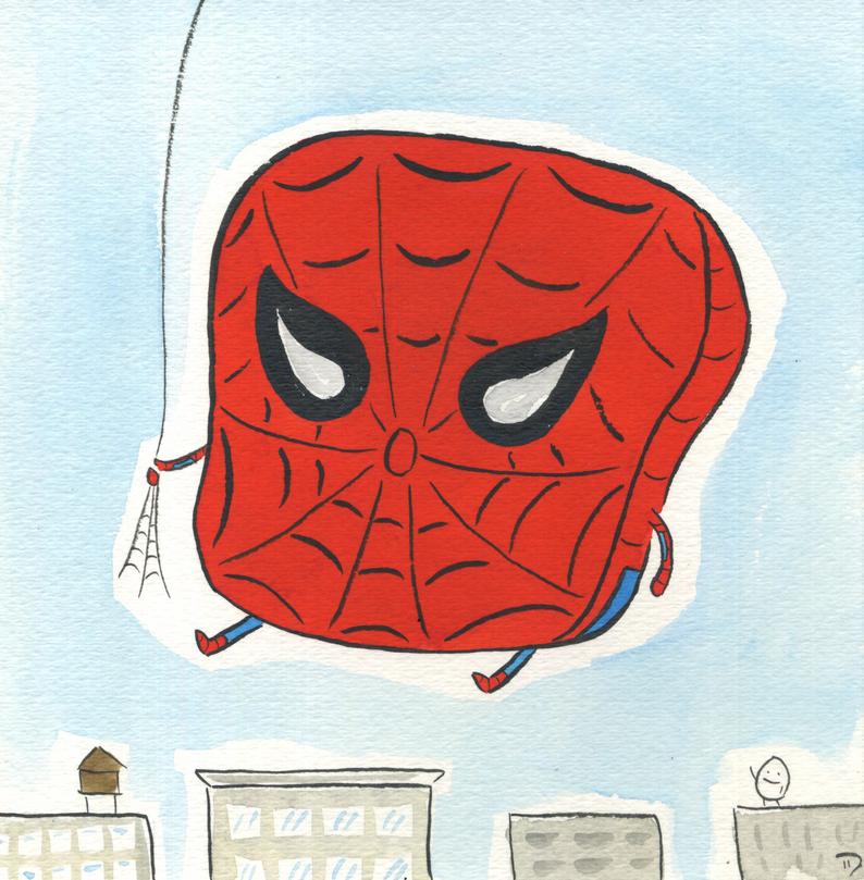 794x809 spider toast drawing etsy - Toast Drawing