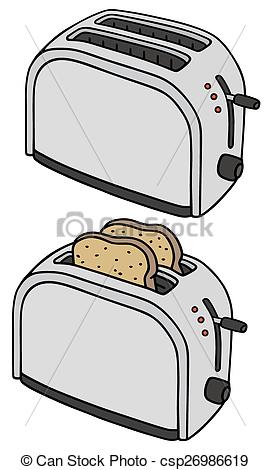 270x470 electric toasters hand drawing of two electric toasters - Toaster Drawing