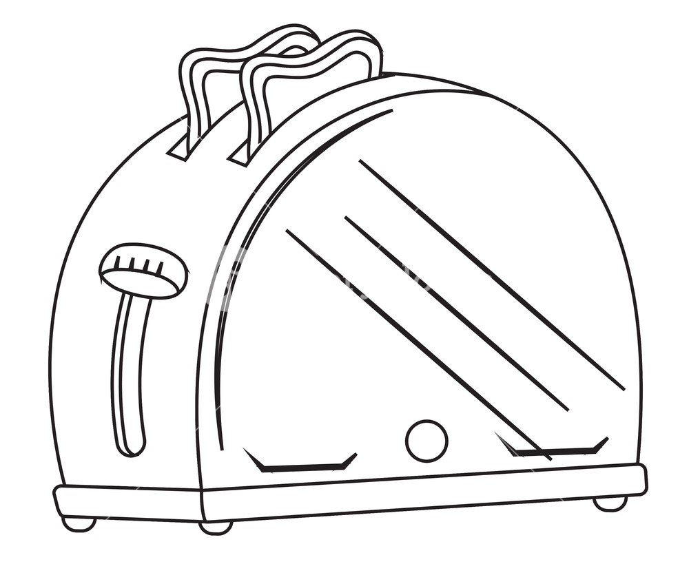 1000x819 toaster drawing vector royalty free stock image - Toaster Drawing