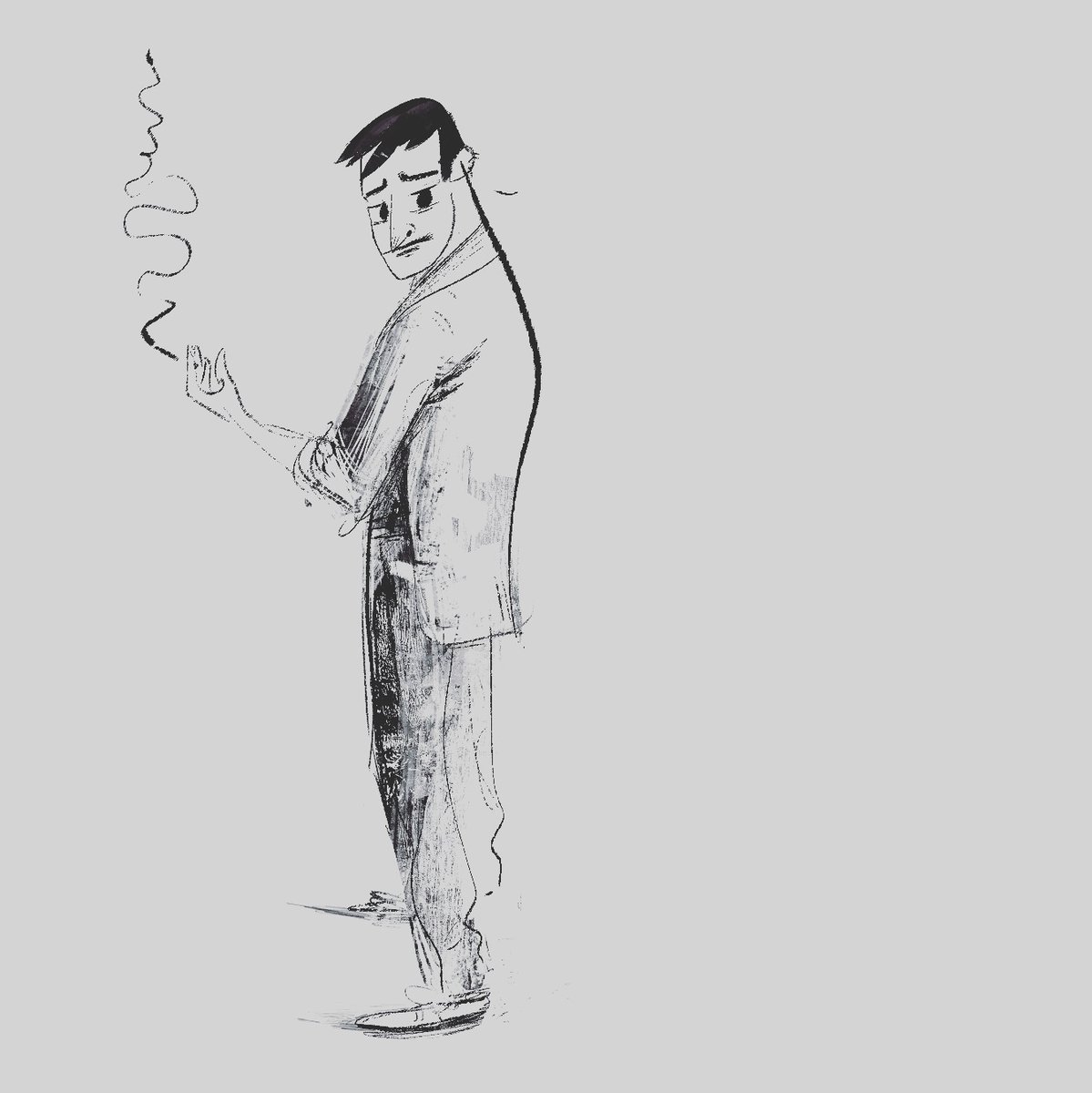 1199x1200 milo v on twitter - Tobacco Drawing