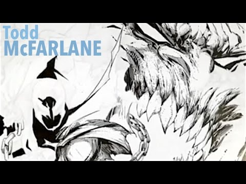 480x360 todd mcfarlane drawing a new spawn cover live - Todd Mcfarlane Drawing