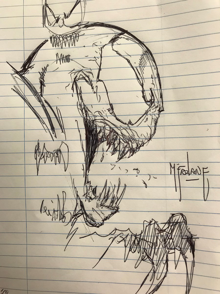 900x1200 todd mcfarlane on twitter putting pen to paper today drawing - Todd Mcfarlane Drawing