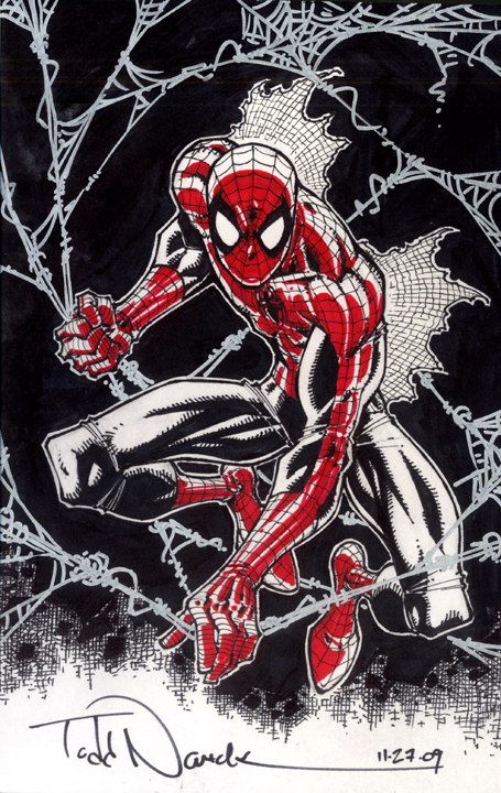 455x720 Spider The Art Of Todd Nauck - Todd Nauck Drawing
