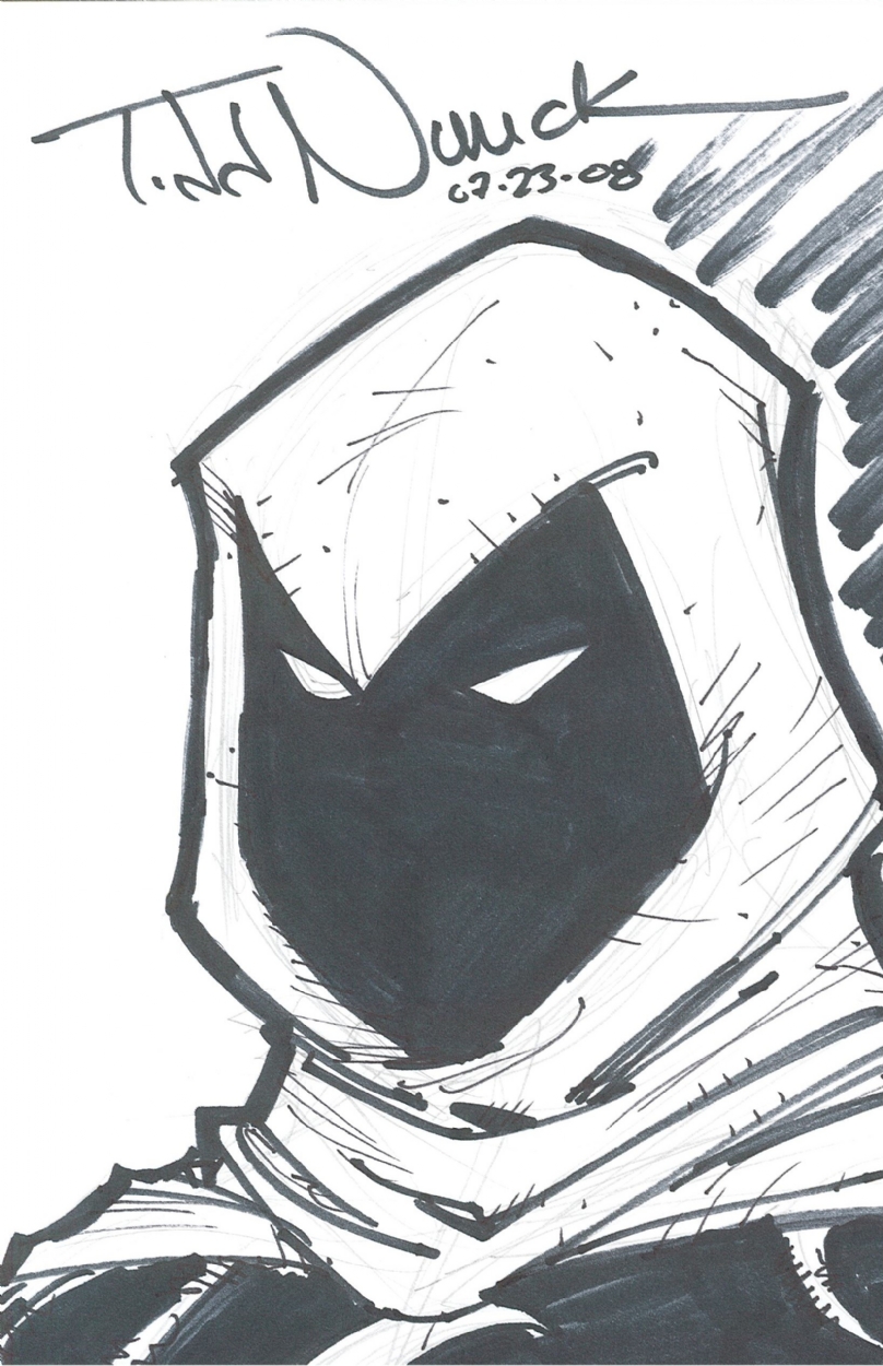 808x1250 Todd Nauck, In Tim O'connor's Moon Knight Comic Art Gallery Room - Todd Nauck Drawing