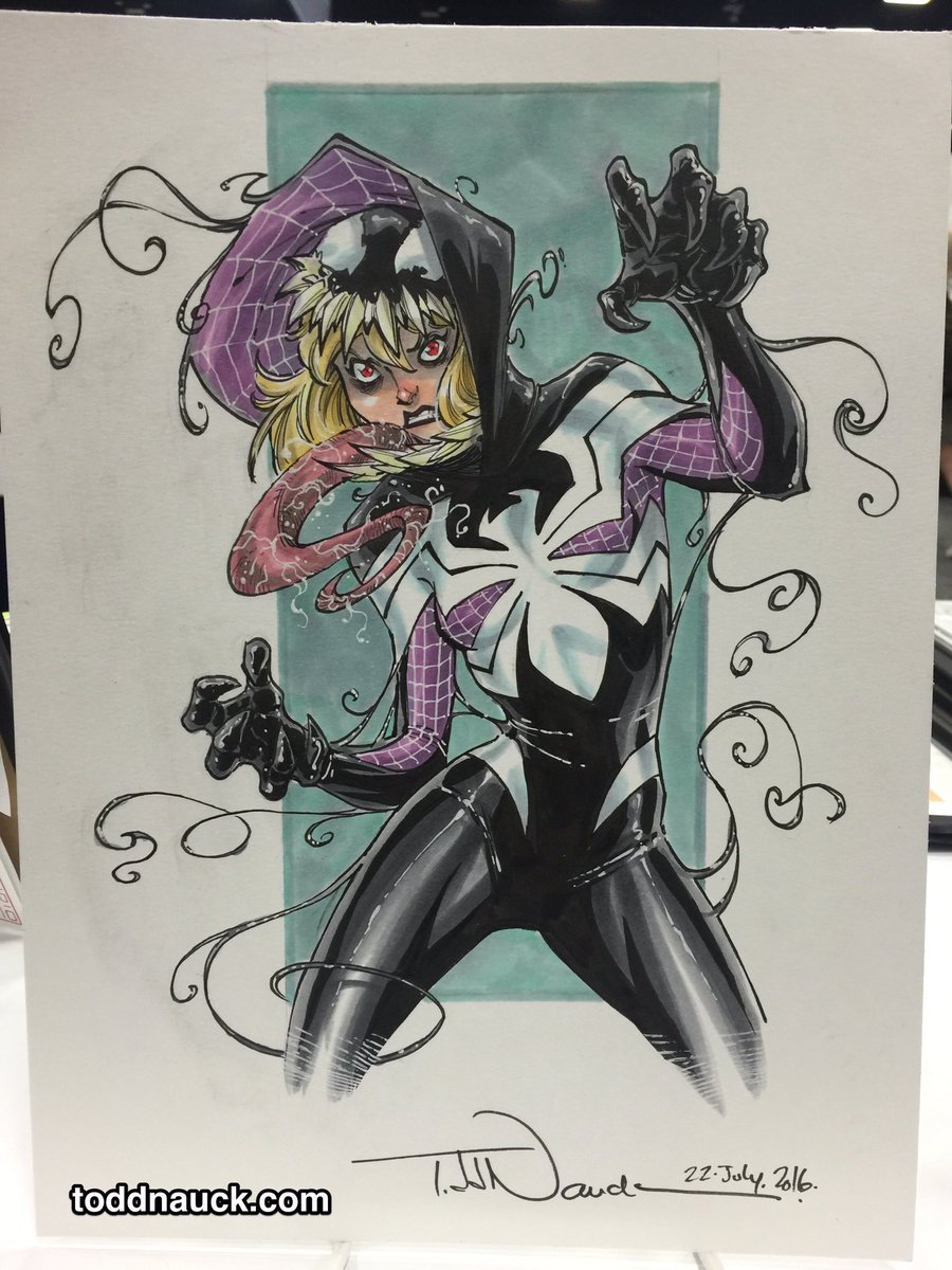 900x1200 Todd Nauck M On Twitter Spidergwen Venom=gwenom! - Todd Nauck Drawing