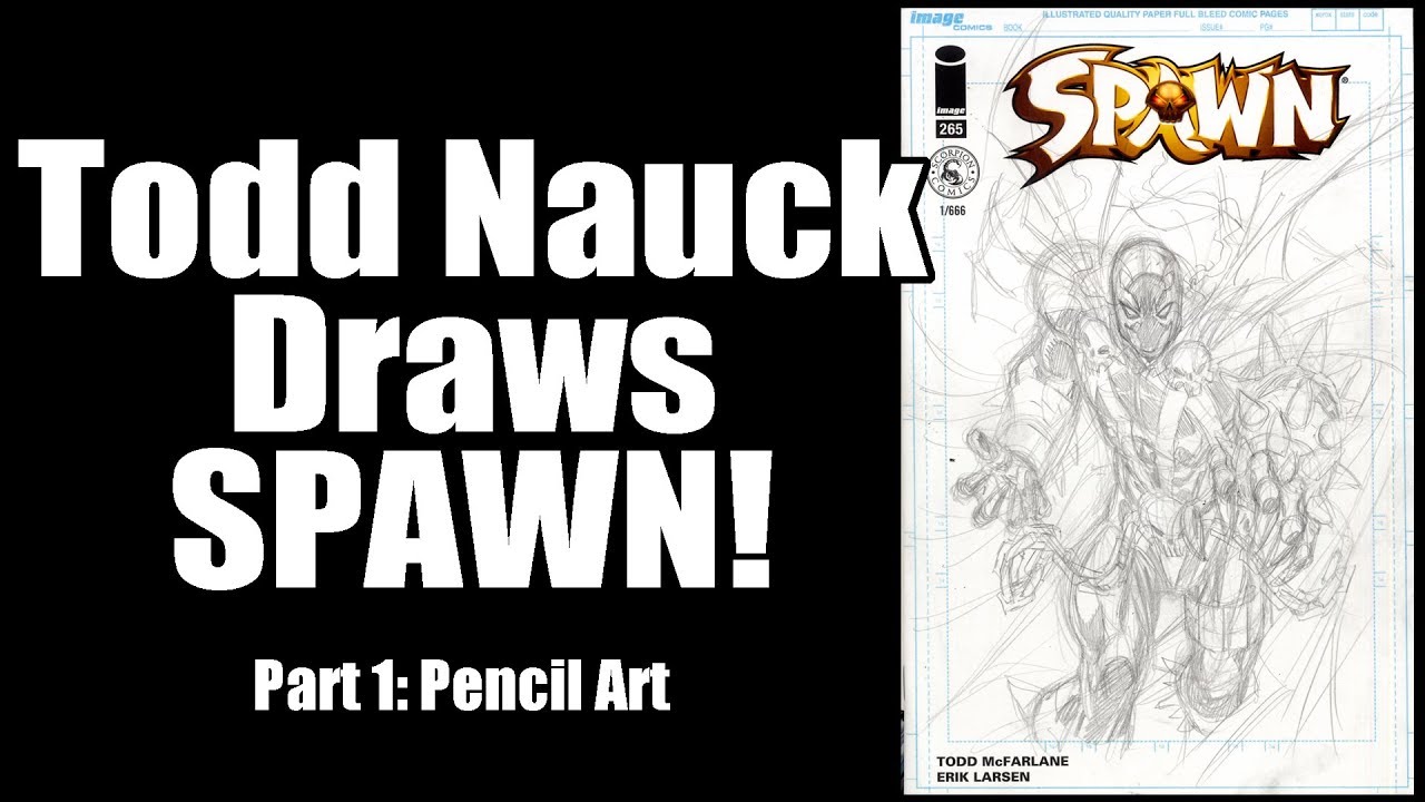 1280x720 Todd Nauck Draws Spawn Part Pencil Art - Todd Nauck Drawing