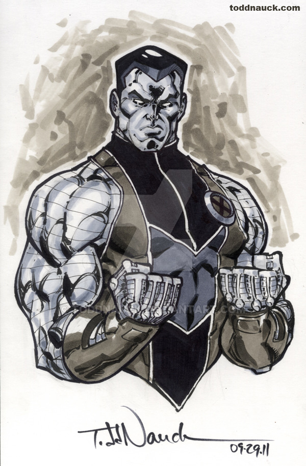 600x913 colossus grayscale - Todd Nauck Drawing