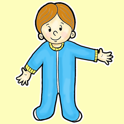 400x400 how to draw cartoon toddlers with footsie pajamas on how to draw dat - Toddler Drawing