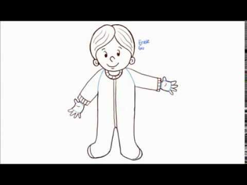 480x360 how to draw a toddler or small child - Toddler Drawing