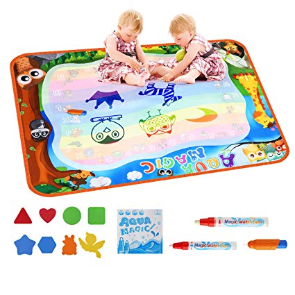 425x425 Vsaten Doodle Drawing Mat, Aqua Magic Water Mat - Toddler Toys Drawing